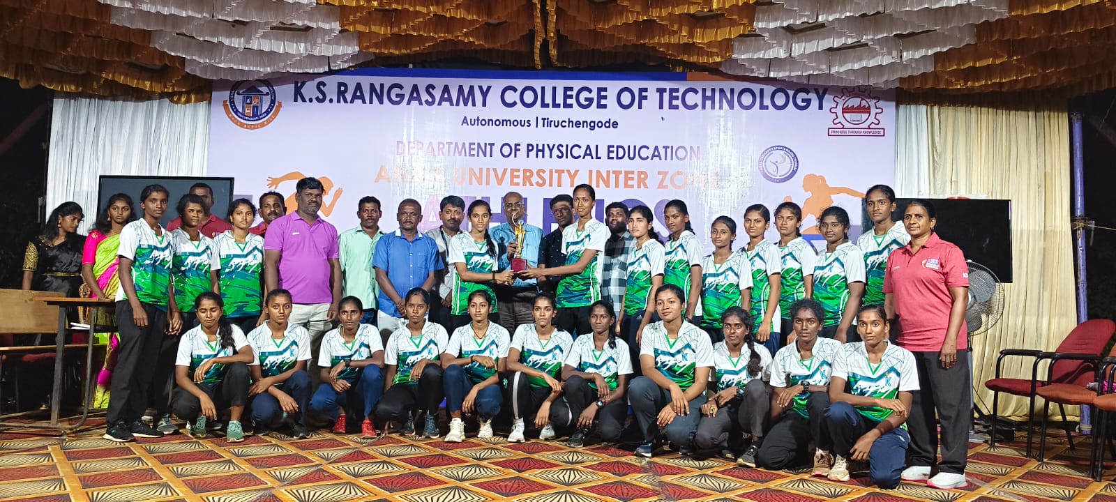Anna University Inter Zone Athletics women Overall Championship