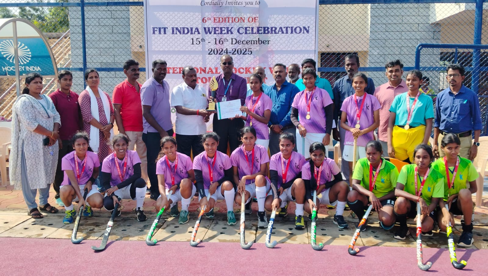 Anna University Inter Zone Hockey Women Winner