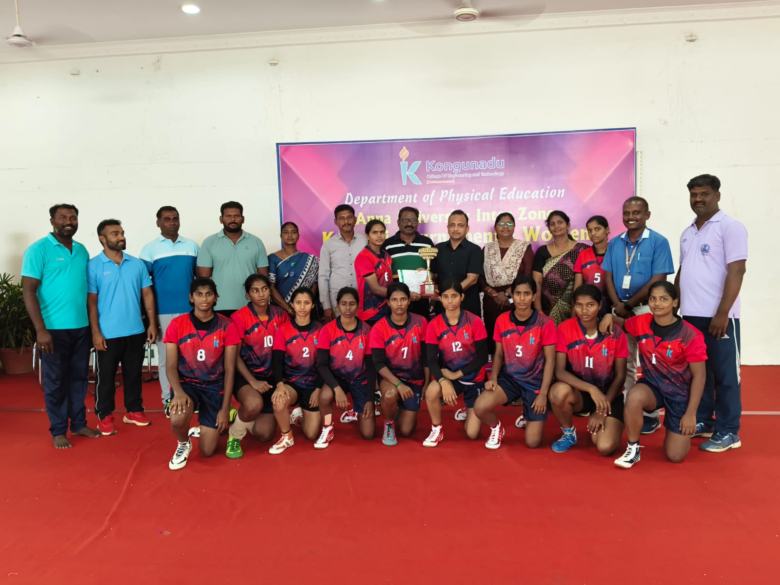 Anna University Inter Zone Kabaddi Women Runner