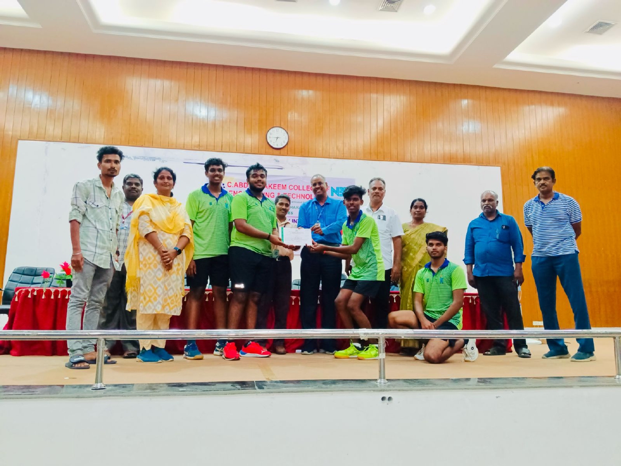 Anna University Inter Zone Table Tennis Men Third