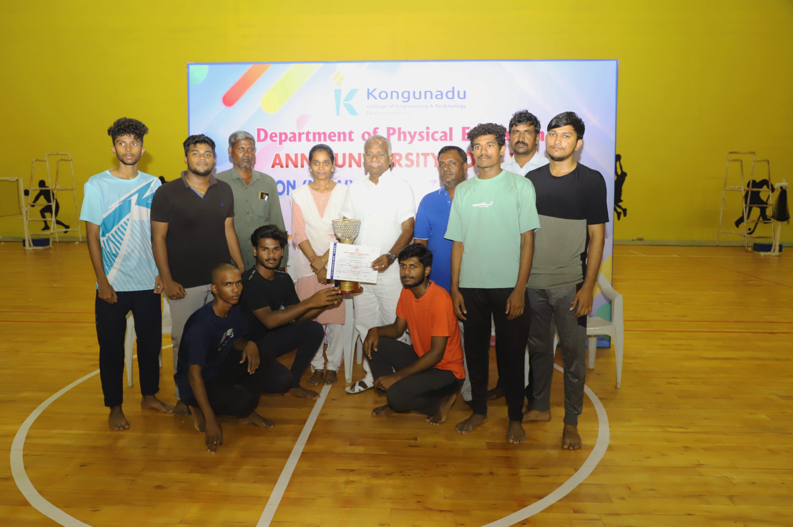 Anna University Zone 14 Badmintion Men Winner