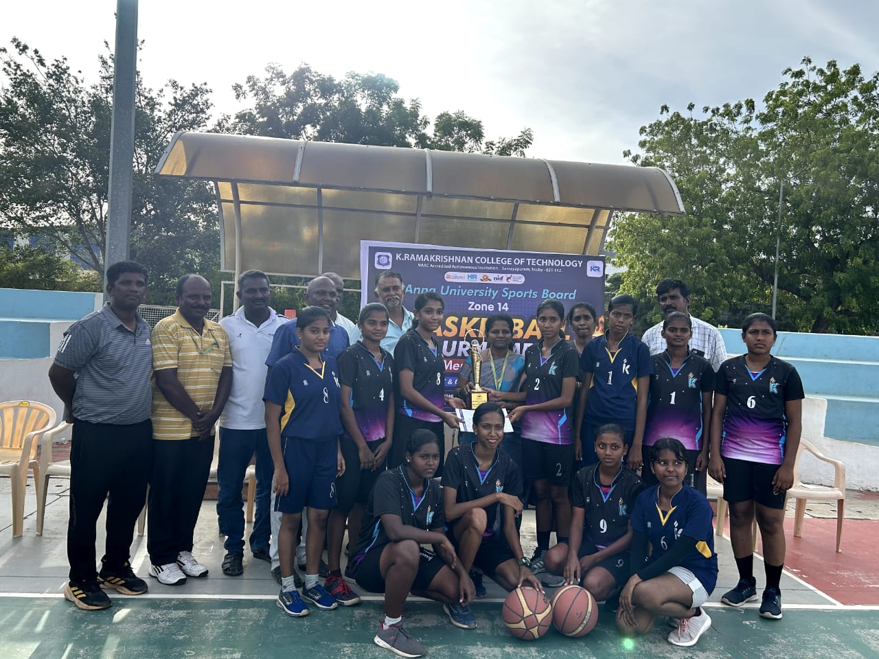Anna University Zone 14 Ball Basket Ball Women Winner