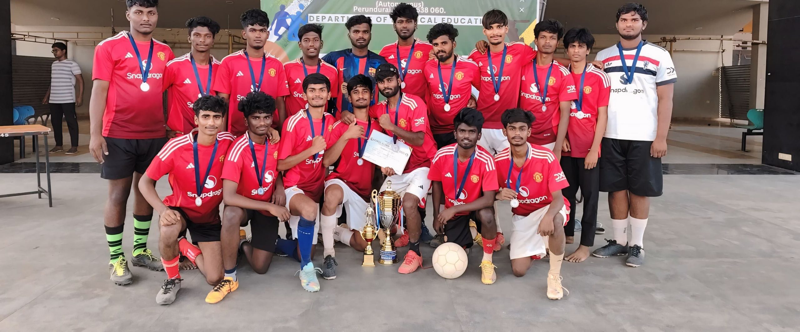 Anna University Zone 14 Foot Ball Men Third