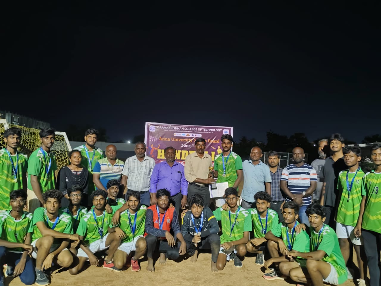 Anna University Zone 14 Handball Men Runner