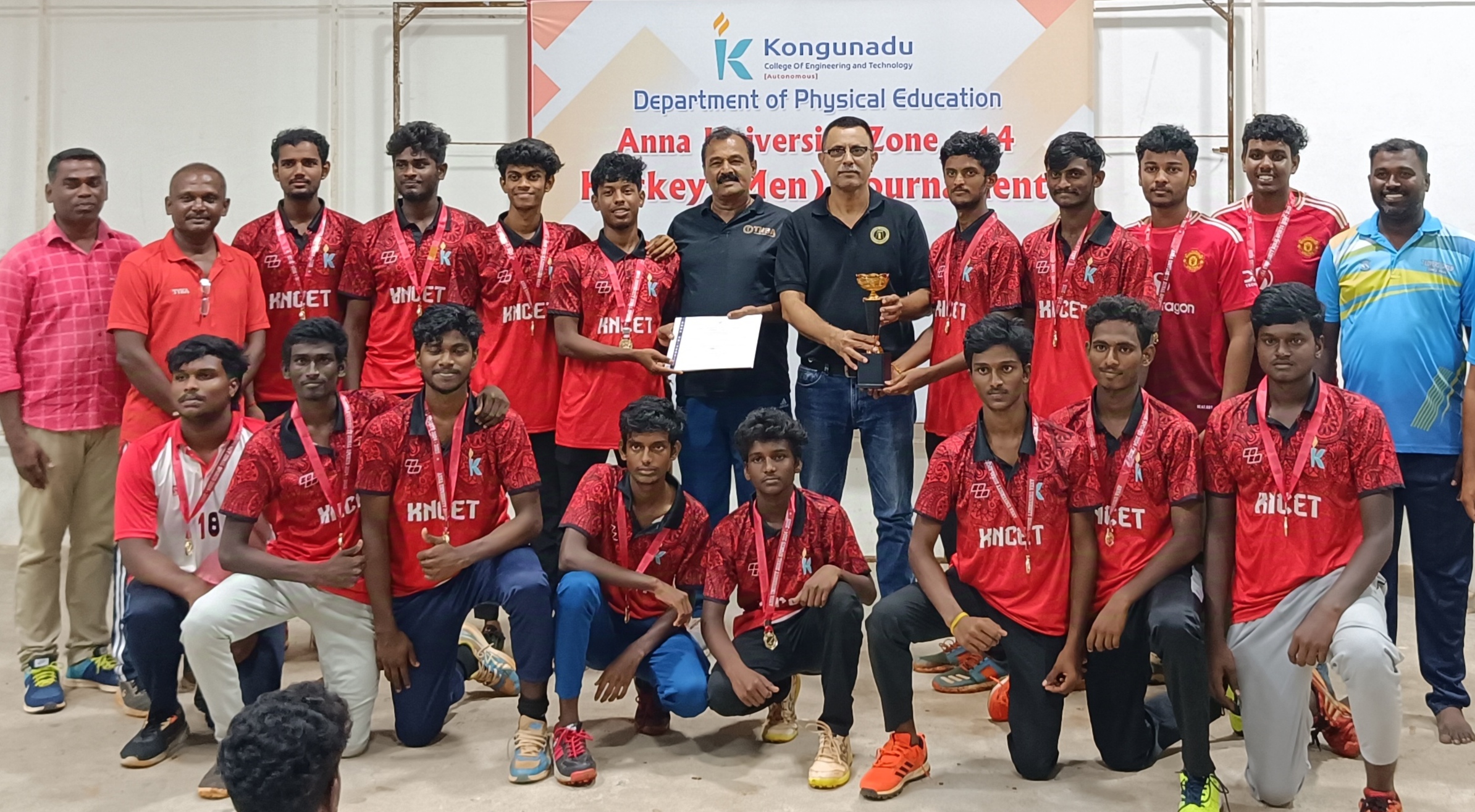 Anna University Zone 14 Hockey Men Winner