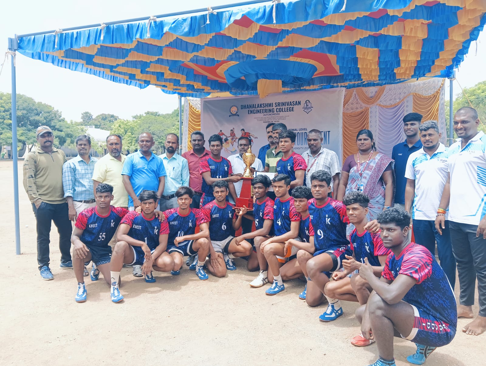 Anna University Zone 14 Kabaddi Men Winner