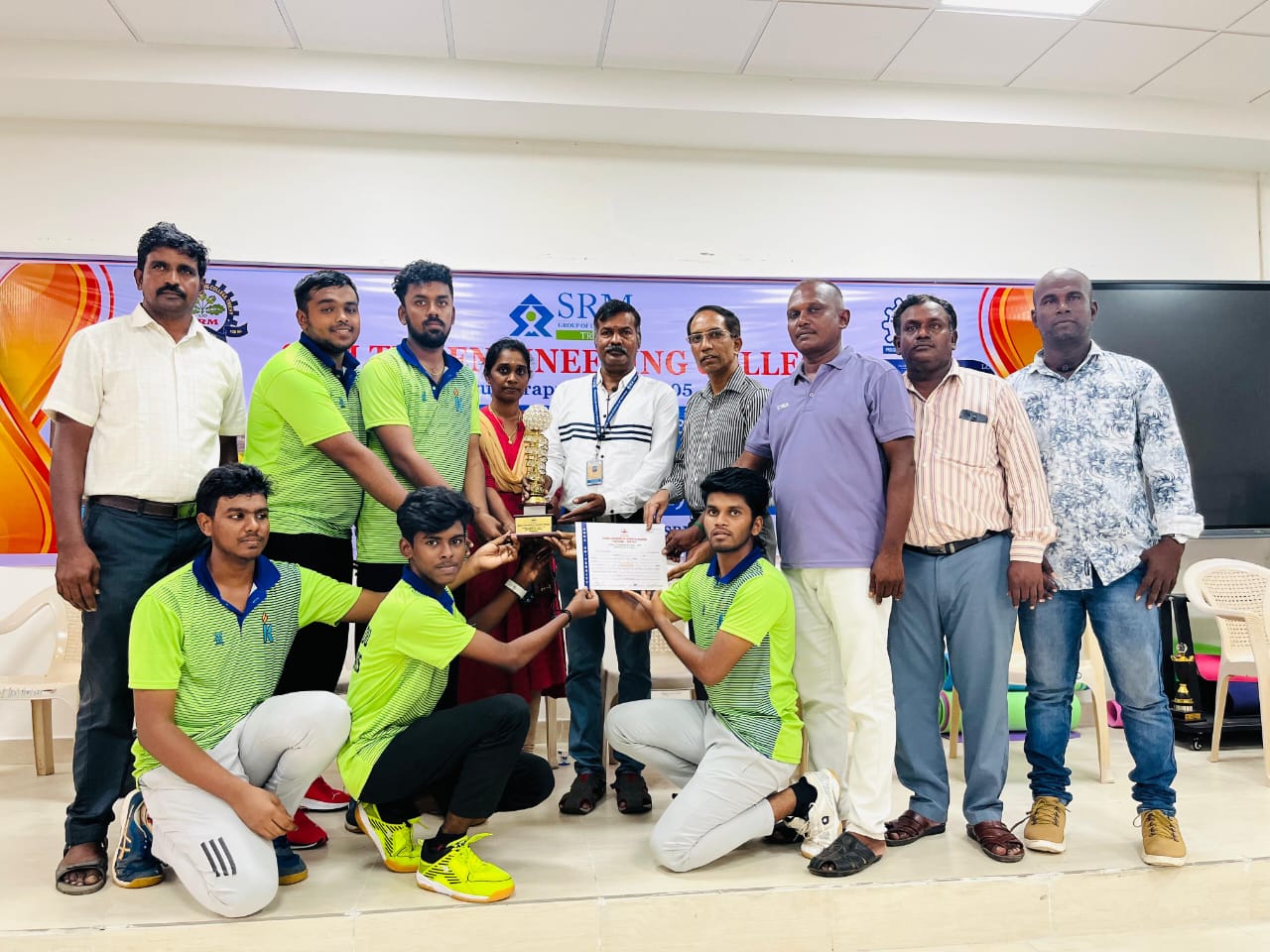 Anna University Zone 14 Table Tennis Men Winner