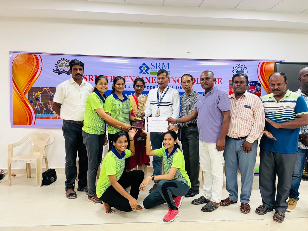 Anna University Zone 14 Table Tennis Women Winner