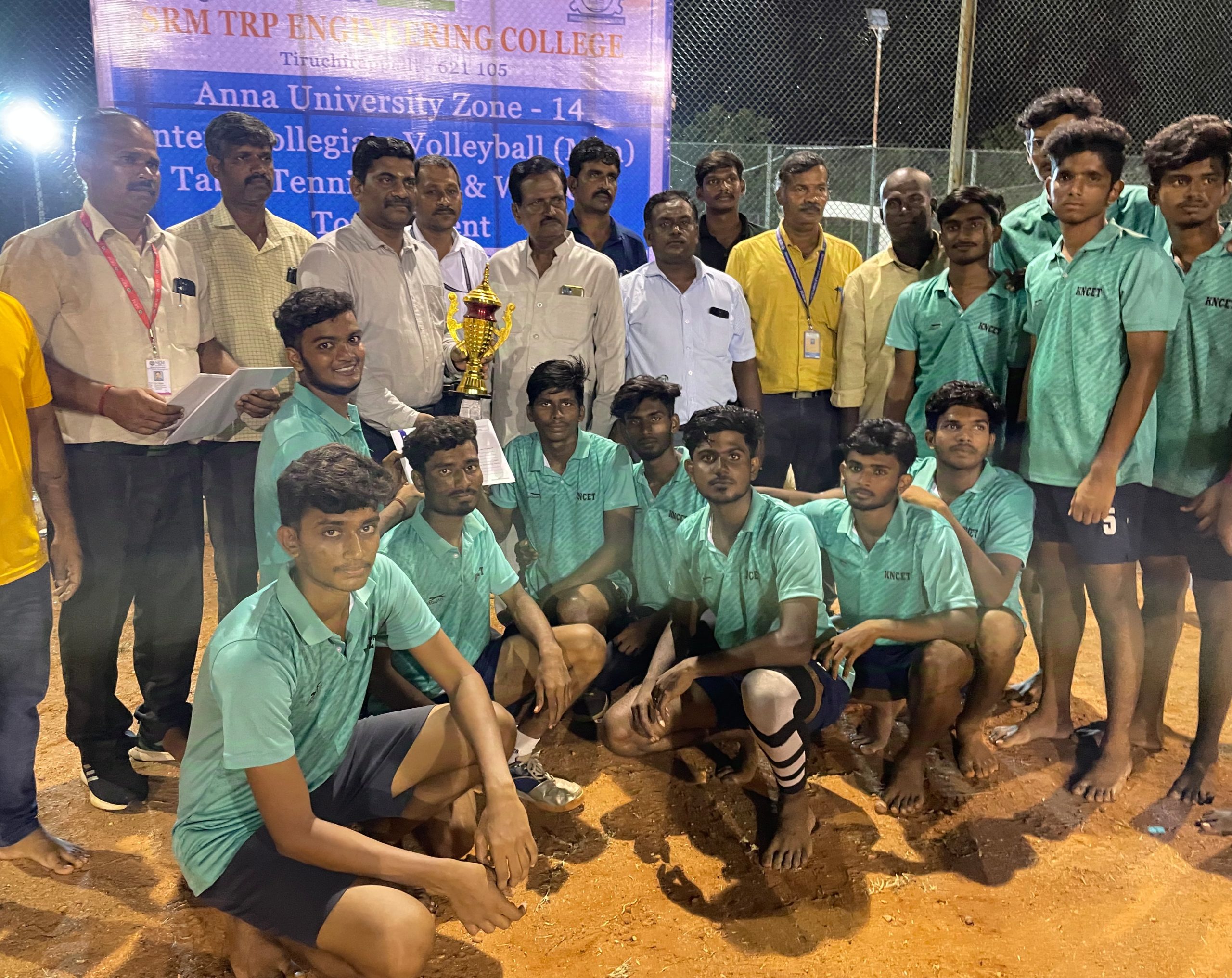 Anna University Zone 14 Volleyball Men Third