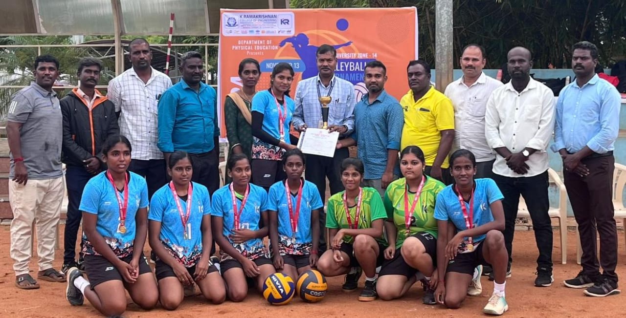 Anna University Zone 14 Volleyball Women Winner