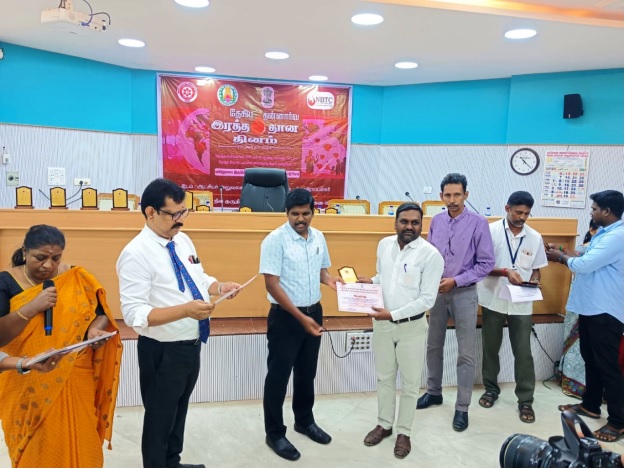 BEST BLOOD DONATION CAMP ORGANIZER AWARD 2023-2024