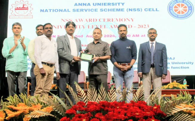 BEST NSS UNIT AWARD 2022-2023