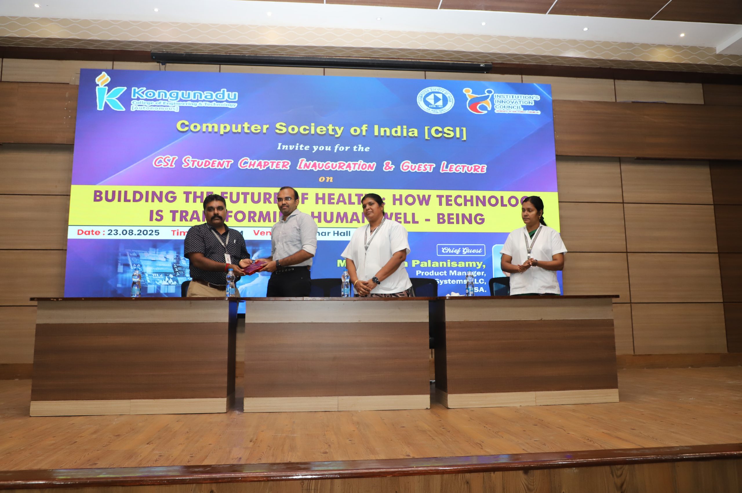 CSI CHAPTER INAUGURATION ON 23.08.2025