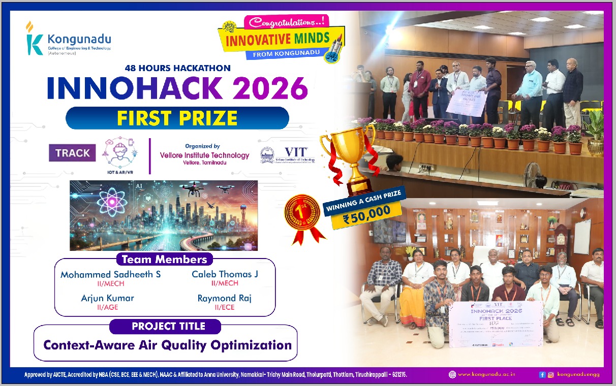 2 VIT First Prize 50000