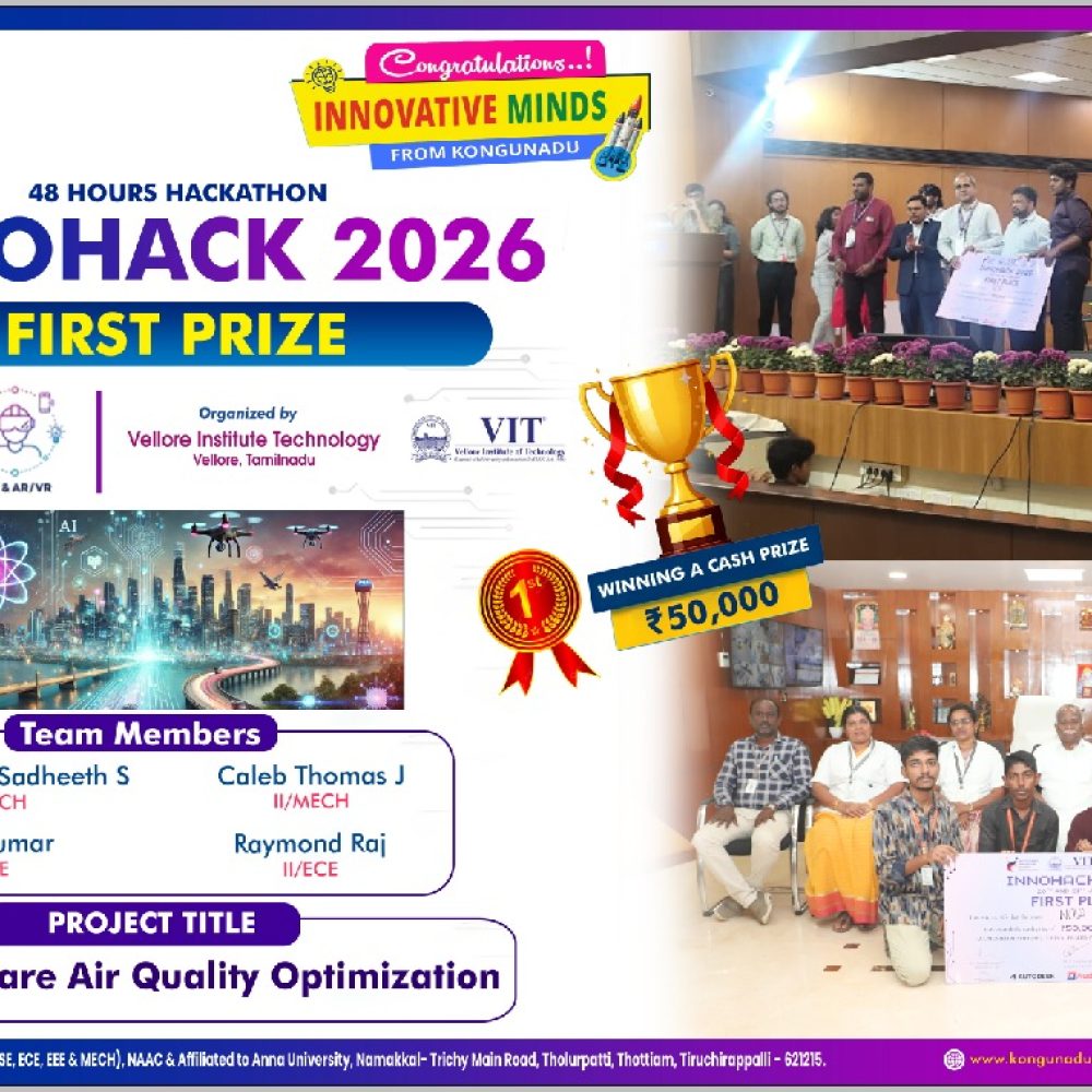 2 VIT First Prize 50000